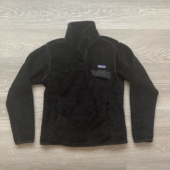 Patagonia Re-Tool Snap T Black Fleece Pullover - Picture 1 of 2